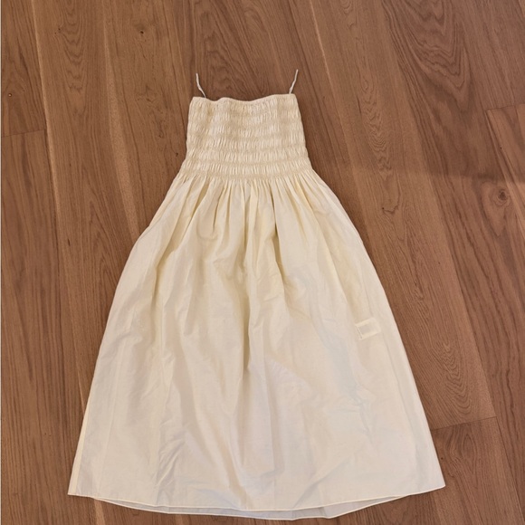 Faithfull the Brand Light Yellow Dress - Picture 2 of 5